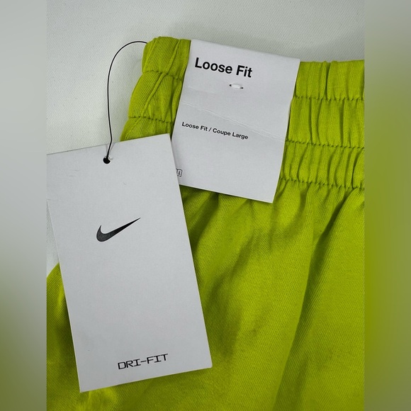 Nike DRI-FIT Big Kids’ (Girls’) High Waisted Loose Fit Training Shorts Size:M - Picture 8 of 11